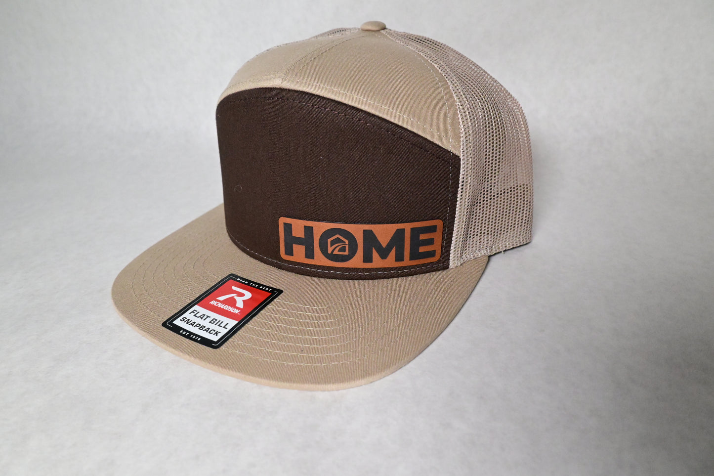 Richardson 168 7-Panel Trucker Hat with Leatherette Patch – Fairway Home Mortgage